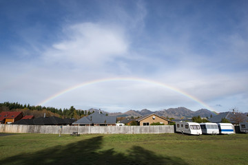 Fototapeta premium Hanmer Springs and Rainbow South New Zealand
