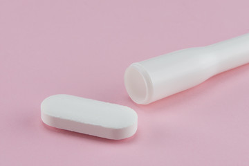 vaginal tablet and applicator