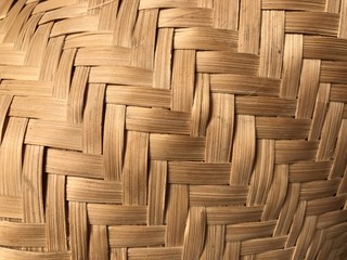 bamboo weaving pattern, close up