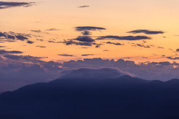Beautiful summer landscape in the mountains