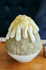 Green tea bingsu