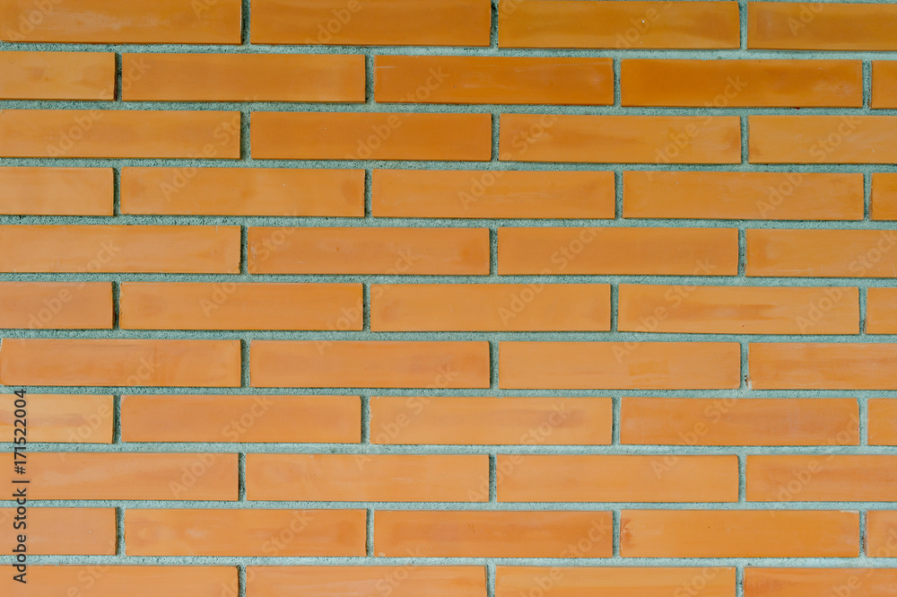 Wall mural old wall brick background / mortar