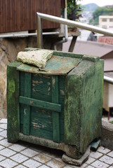 木製ごみ箱