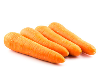 Carrot isolated on the white background .
