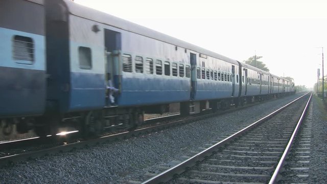 Indian railways passenger train 