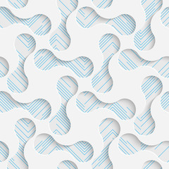 Seamless Wrapping Pattern. Abstract Tracery Background