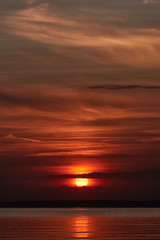 Beautiful sunset background