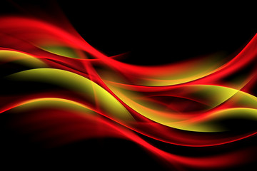Shiny Background Glowing Blurred Waves Design