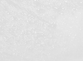 Abstract white background. Drops of water on glass.