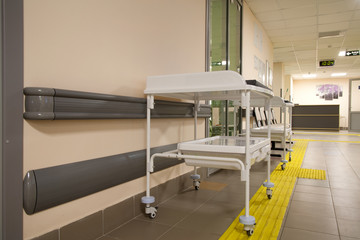 Long corridor in hospital