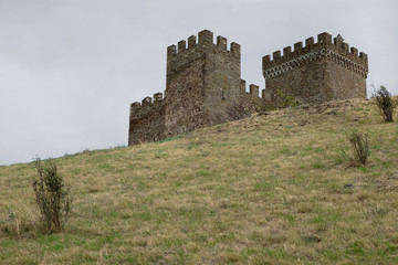 Fototapeta na wymiar Ancient fortress towers
