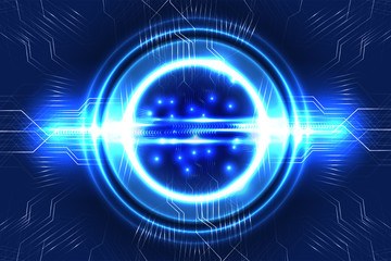 Digital technology background, data communication concept. Illustration vector