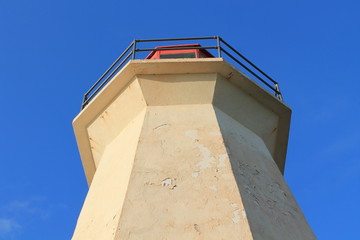 Fototapeta na wymiar Shipwreck Point Lighthouse Prince Edward Island PEI