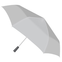 Open automatic umbrella mockup, realistic style © ylivdesign
