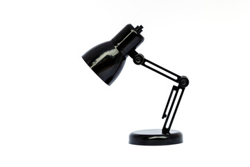 Reading lamp on white background