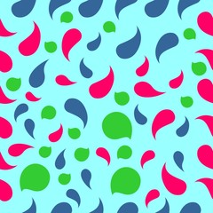 Unique Abstract Shape Seamless Pattern