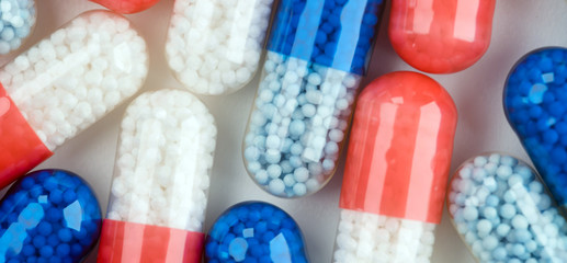 A lot of colorful medication and pills