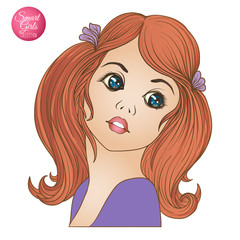 A young beautiful girl.