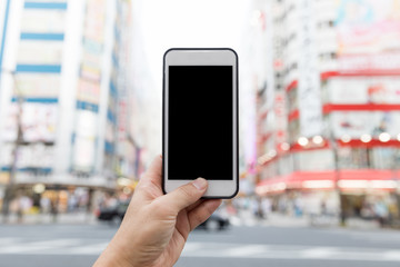 smart phone in akihabara
