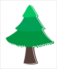 Green Christmas Tree