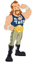 BodyBuilder - Vector Character Illustration