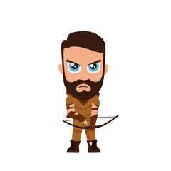 cute archer character