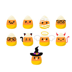 corn candy characters