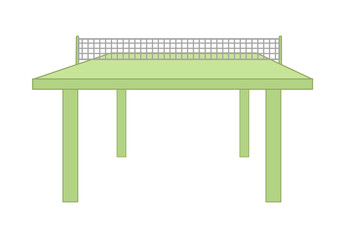 Table Tennis Table Vector Design