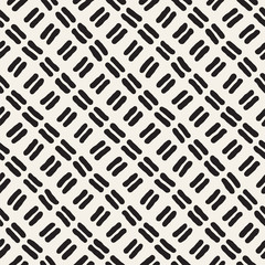 Seamless pattern with hand drawn lines. Abstract background with freehand brush strokes. Black and white texture. Ornament for wrapping paper.