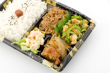 焼肉ゴーヤー弁当