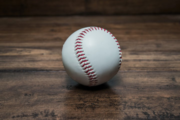 Baseball ball on the table