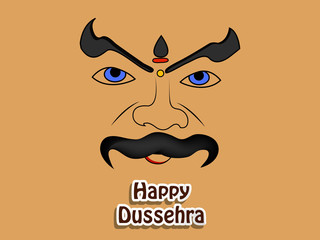 illustration of elements of hindu festival Dussehra background