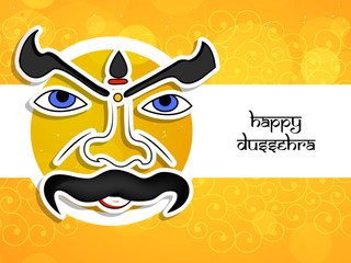 illustration of elements of hindu festival Dussehra background