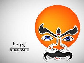 illustration of elements of hindu festival Dussehra background