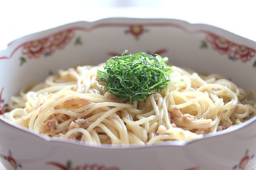 ツナと大葉の和風スパゲッティー