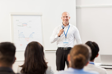 group of people at business conference