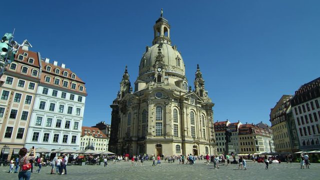Dresden Frauenkirche ( literally Church of Our Lady) a Lutheran church, Dresden, Saxoni Anhalt,  Germany, Europe, Aug 2017