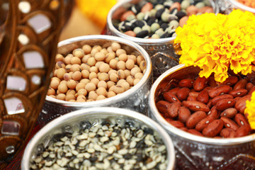 Food offerings for the gods thai culture