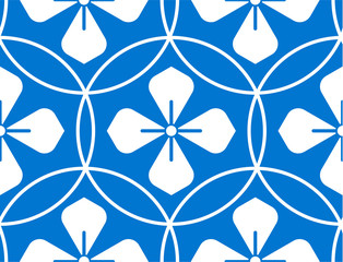 Seamless floral japanese pattern