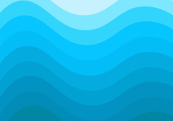 blue wave abstract background 