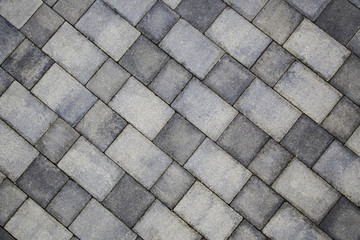 Floor paved pedestrian