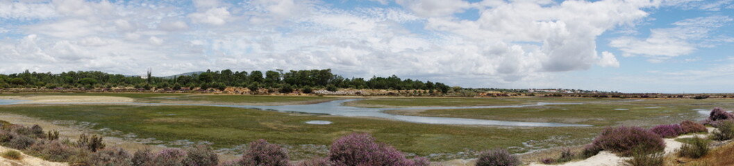 Marschlandschaft im Naturschutzgebiet Ria Formosa