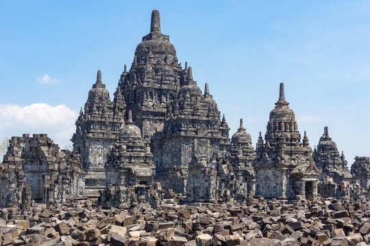Indonesien, Java Tengah, Klaten, Sewu Temple, Buddhistischer Tempel