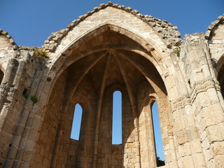 Fototapeta na wymiar Old arch in Rhodes