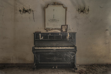 Piano and Candles