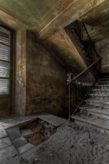 Fototapeta na wymiar Staircase Old