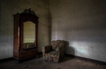 Chair and Mirror
