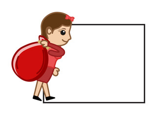 Christmas Girl - Holiday Banner