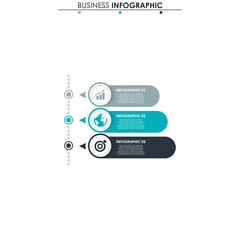 Business data, chart. Abstract elements of graph, diagram with 3 steps, strategy, options, parts or processes. Vector business template for presentation. Creative concept for infographic.