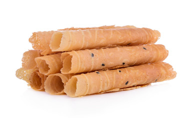 tong muan snack thailand on white blackground